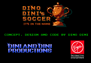 Dino Dini's Soccer screenshot 3 for Sega Mega Drive